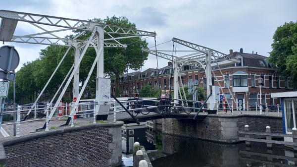 Bridge across Leidse Rijn